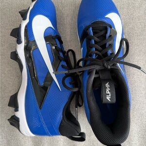 Like New Nike Alpha Menace 4 Shark 'Hyper Royal White Football Cleats